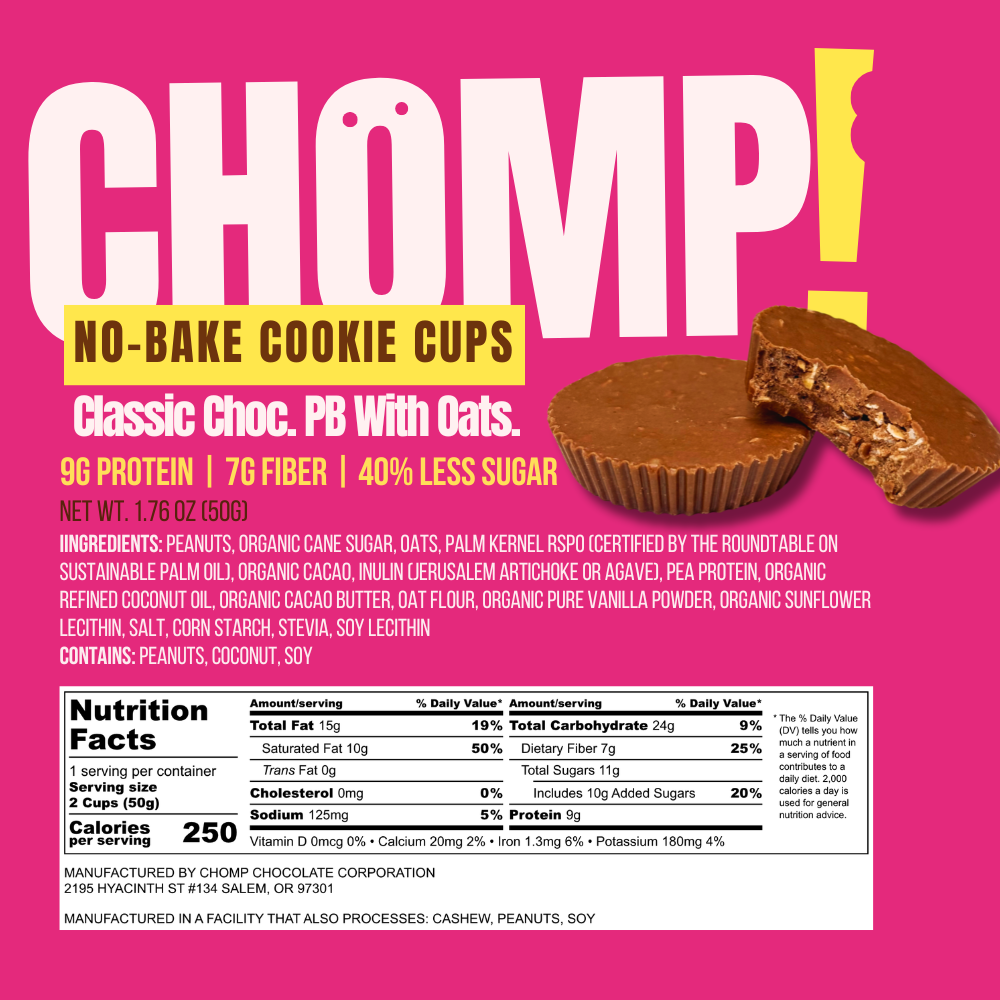 Chocolate PB Oat No-Bake Cookie Cups