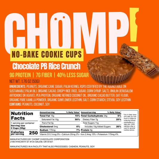 Chocolate PB Rice Crunch No-Bake Cookie Cups